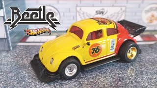 volkswagen Beetle 76 Series Racing Hotwheels Custom [upl. by Lemaceon]