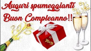 Auguri spumeggianti 🍾 Buon Compleanno❤️ [upl. by Rozelle815]