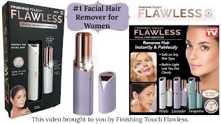 How to use the Finishing Touch Flawless Womens Facial Hair Remover [upl. by Okramed]