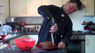 HOW TO MAKE CHOCOLATE FUDGE CAKE WITH FATHER REK PART 6 [upl. by Sudhir]