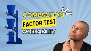 Compaction Factor Test for Workability of Concrete Animated Video [upl. by Atinihc]