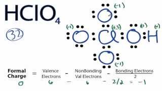 HClO4 Lewis Structure How to Draw the Lewis Structure for HClO4 [upl. by Analaj]