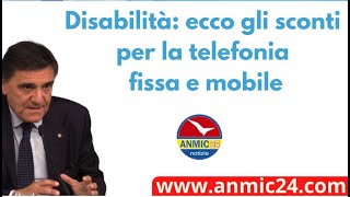 Disabilità ecco gli sconti per la telefonia fissa e mobile [upl. by Francisco409]