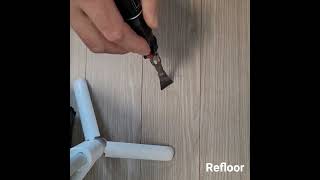 찍힘 메꿈보수는 이런 식으로 마루수리 floorrepair 마루찍힘 마루수리 메꿈보수 refloor 인테리어 [upl. by Merceer]