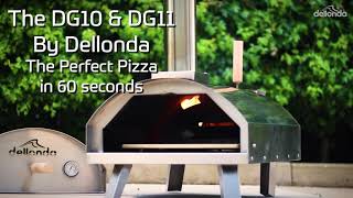 Dellonda Portable WoodFired 14quot Pizza Oven and Smoking Oven [upl. by Enilasor]