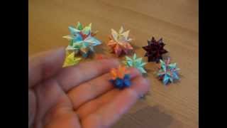 Worlds smallest Bascetta origami star [upl. by Annayhs579]