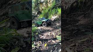 SCX10III trail crawling Kiwicrawlers jeepcrawler offroad scx10iii jeepwranglers rccarrc [upl. by Tracee]