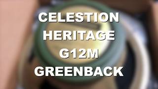 Greenback Speaker Shootout Celestion Heritage G12m Vs Marshall G12C [upl. by Shimkus11]