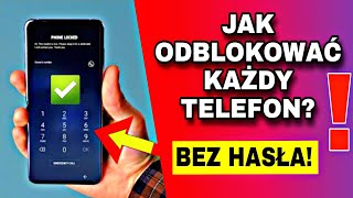 JAK legalnie odblokować każdy telefon gdy zapomnimy kodu hasła wzoru Poradnik 📲 [upl. by Cruce]