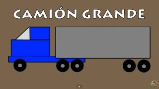 Vids4Ninos  Aprender las formas y construir un gran camión  Build A Big Truck [upl. by Brad]