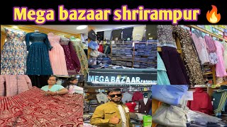 Shrirampur Best Cloth Shop  Mega Bazaar fashion  Serampore Market [upl. by Rives]