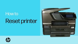 How to Reset your HP Printer  HP Printers  HP Support [upl. by Wallache]