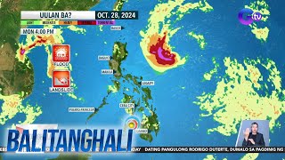 Bagyong LeonPH humabol ngayong Oktubre  Weather update today Balitanghali [upl. by Bernette]