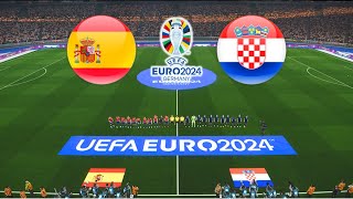 SPAIN vs CROATIA  UEFA EURO 2024 [upl. by Ahmad]