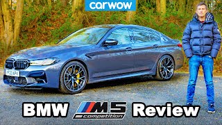 New BMW M5 2021 review see how BONKERS quick it is to 60mph [upl. by Baldridge572]