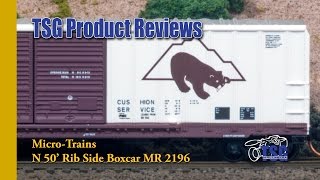 N Scale McCloud Box Car MicroTrains Product Review [upl. by Abehshtab]