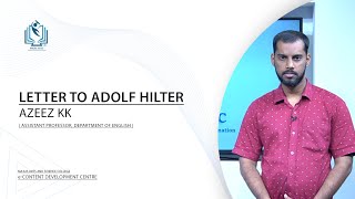 Letter to Adolf Hitler BA Functional English University of Calicut [upl. by Dlanar]