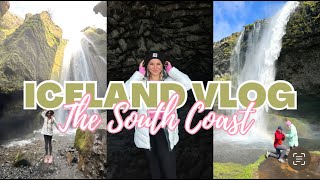 ICELAND VLOG Exploring the South Coast  Black Sand Beach Skogafoss Seljalandsfoss Waterfall [upl. by Nalda]