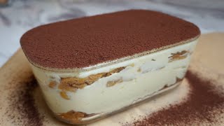 10 Minutes Easy Tiramisu Recipe No Eggs [upl. by Ocihc909]