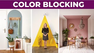 RINNOVARE il look della casa col COLOR BLOCKING [upl. by Ahseinod]