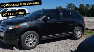 2011 Ford Edge P0455 Evap Code Large leak detected EASY FIX [upl. by Laurentia]