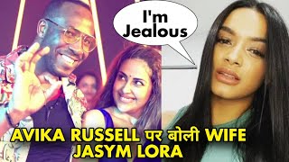 Jassym Lora Reaction on ladki Tu Kamal ki song Andre Russell Avika Gor ladki Tu Kamal ki song [upl. by Wolpert]