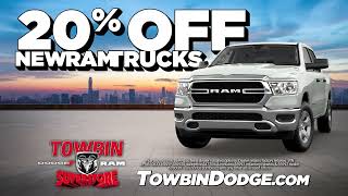 Towbin Dodge  20 Off New Ram Trucks [upl. by Kurzawa]