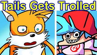 Friday Night Funkin VS Tails Gets Trolled by BF amp GF Week  Cutscenes FNF ModHard Sonic Friend [upl. by Eedna]