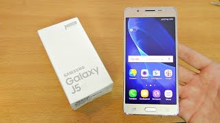 Samsung Galaxy J5 2016 Unboxing Setup amp First Look 4K [upl. by Amoritta]