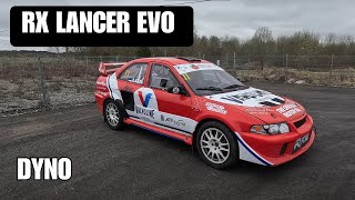 Arvo Kask Rallycross Lancer EVO DYNO [upl. by Misa]