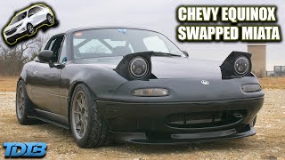 Chevy Equinox Swapped Miata Review A Surprisingly Interesting Roadster [upl. by Temirf837]