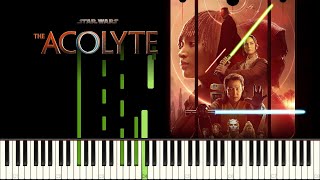 Star Wars The Acolyte Piano Tutorial [upl. by Koehler]