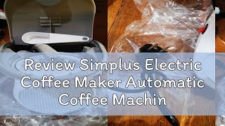 Review Simplus Electric Coffee Maker Automatic Coffee Machine 300ML [upl. by Lipscomb]