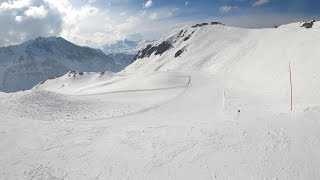 Piste Lac red La NormaValfrejus Ski [upl. by Albric]