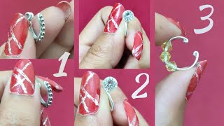 how to make nose ring at homediy nose ringnose pin diy3 diy nose pins [upl. by Noskcaj]