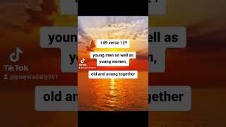 PSALMS 148 VERSE 12 bible affirmations psalms redditstorie fypシ゚viral holyspirit bibleverse [upl. by Aneri]