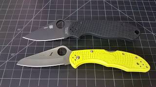 First look Spyderco Salt 2 and Black Para 3 [upl. by Seward]