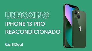 ¿Cómo es el unboxing de un iPhone 13 Pro reacondicionado de CertiDeal [upl. by Gierc]