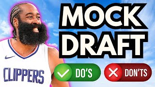 SHOCKING 1st PICK NBA Fantasy Basketball Mock Draft  12 Team POINTS LEAGUE 20242025 [upl. by Alrats657]