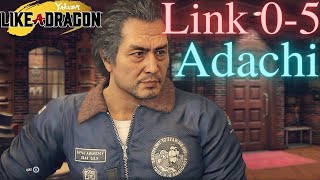 Full Koichi Adachi Bond Gauge Drink Link Level 0  5 Cutscenes  Yakuza Like A Dragon  PS4 [upl. by Tiossem]