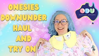 Onesies DownUnder Haul And Try On  ABDL Outfits  Little Clothing Haul [upl. by Akedijn]