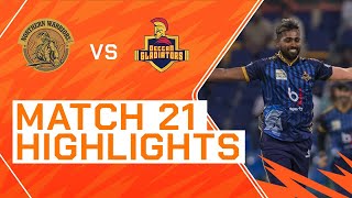 2023 Abu Dhabi T10 Match 21 Highlights Northern Warriors vs Deccan Gladiators  Season 7 [upl. by Ailemac]