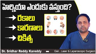 Types of Hernia in Telugu  Causes and Symptoms of Hernia  Hernia in Telugu  Treatment Range [upl. by Ahsemat]