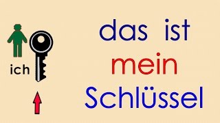 Deutsch lernen Grammatik 9 der  ein  kein  mein  dein [upl. by Grissom890]