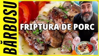 FRIPTURA DE PORC LA CUPTOR CU SOS DE MUSTAR SI HREAN [upl. by Urata]