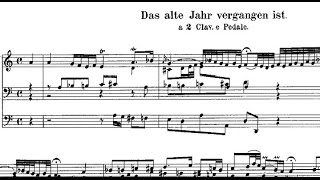 Das alte jahr vergangen ist Bwv 614 orgelbuchlein  JSBach Aldo Locatelli [upl. by Otiv]