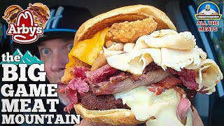 Arbys® Big Game Meat Mountain Review 🐔🥩🍔🦃🧀⛰️  ALL The Meats  theendorsement [upl. by Reagan]