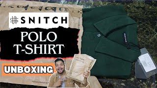 Snitch Polo T shirts for men 2024  UNBOXING  Classic Polo Tshirts online under 999 [upl. by Wilt831]