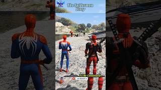 The Spiderman Story  River side Prank Part 1  GTA V [upl. by Alyled]