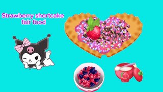 Strawberry shortcake fair food game 🎮 [upl. by Fotzsyzrk634]